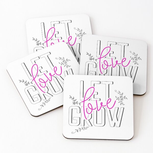 Item preview, Let Love Grow Floral Valentines Day designed and sold by SpringMoonPress.