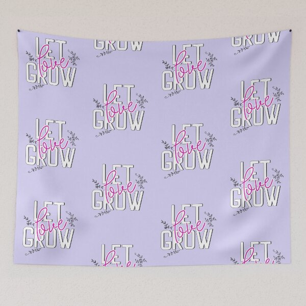 Item preview, Let Love Grow Floral Valentines Day designed and sold by SpringMoonPress.