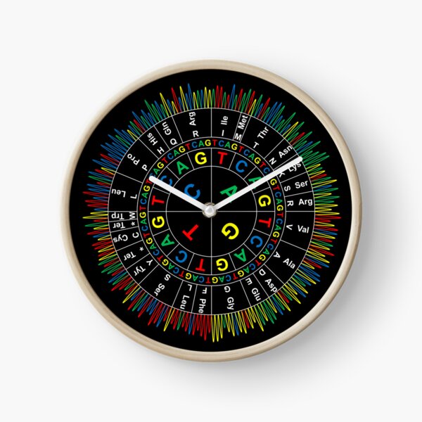 Item preview, Sanger Codon Circle (black background) designed and sold by dansdna.