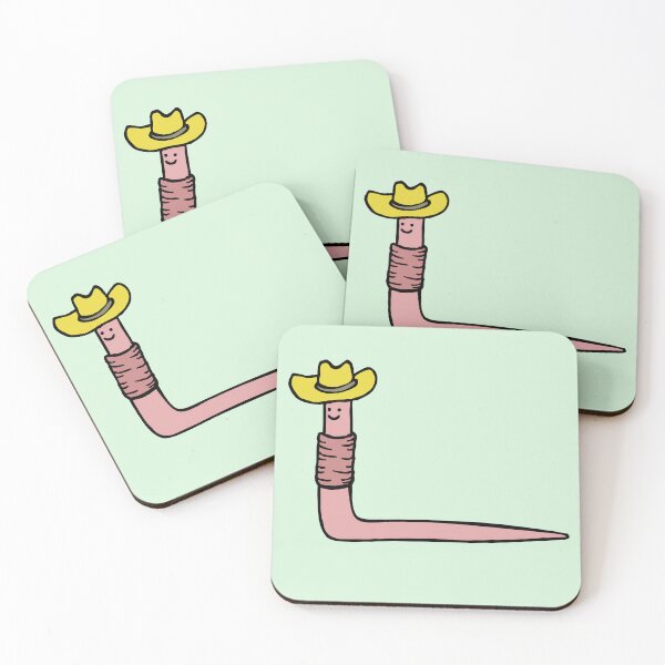 Item preview, smiley cowboy worm designed and sold by craftordiy.art.