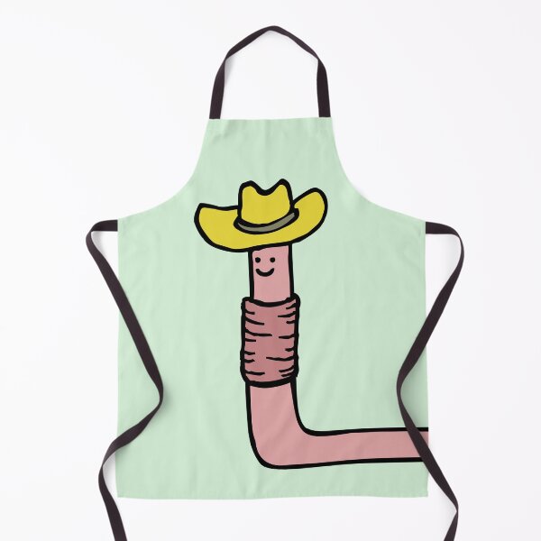 Item preview, smiley cowboy worm designed and sold by craftordiy.art.