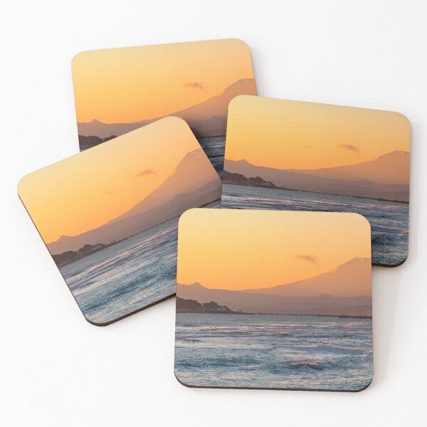 Item preview, Mount Fuji and Enoshima at Sunset - Japanese Landscape designed and sold by Jordan McChesney.