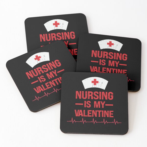 Item preview, Nursing Is My Valentine Funny Valentine's Day Design Romance Nurse Saying designed and sold by pedrored369.