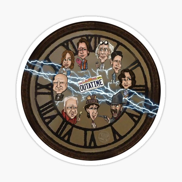 Back to the Future Sticker