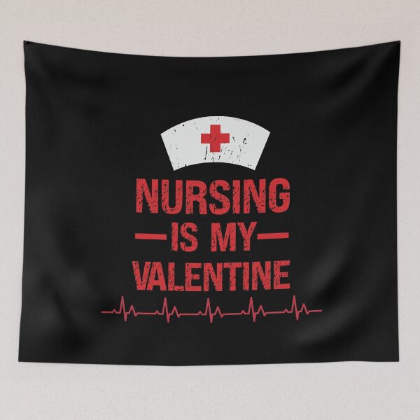 Item preview, Nursing Is My Valentine Funny Valentine's Day Design Romance Nurse Saying designed and sold by pedrored369.