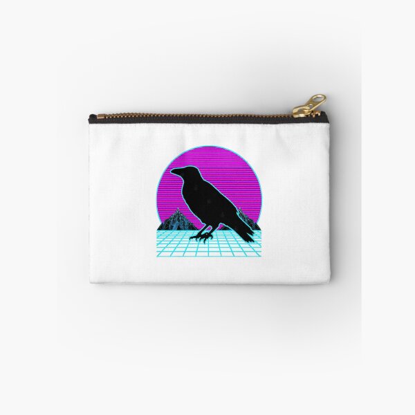 Item preview, Crow Vaporwave Outrun Retro 80s Style  designed and sold by eramiahima.
