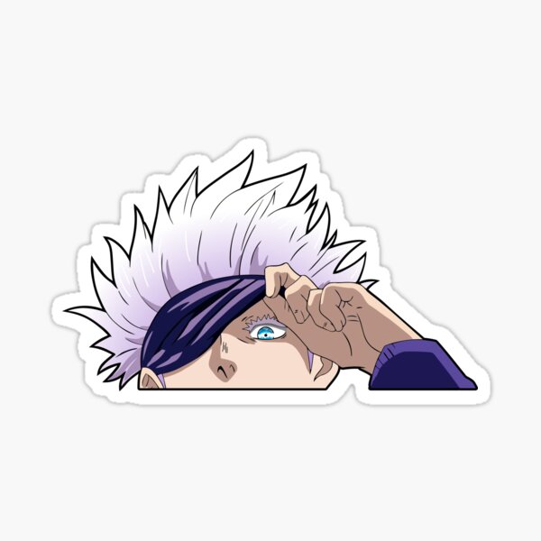 Jujutsu kaisen gojo satoru peeker Sticker