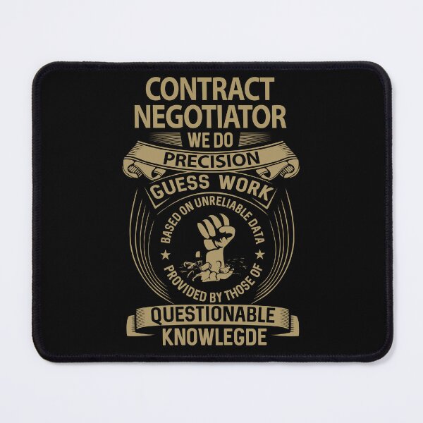 Item preview, Contract Negotiator T Shirt - We Do Precision Job Gift Item Tee designed and sold by smueller39.