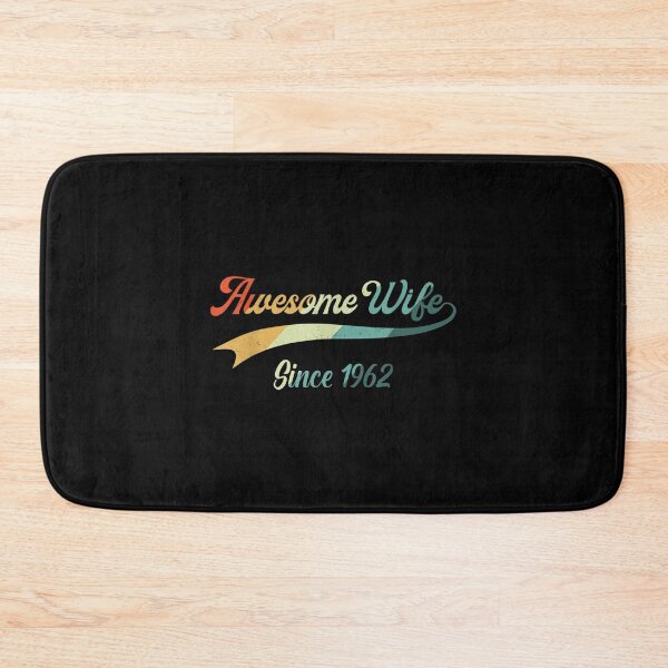 Item preview, 60th Wedding Aniversary Gift For Her Awesome Wife Since 1962  designed and sold by mchargue12.
