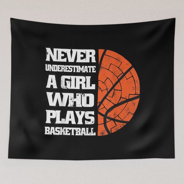 Item preview, Never Underestimate A Girl Who Plays Basketball Lover designed and sold by mchargue12.