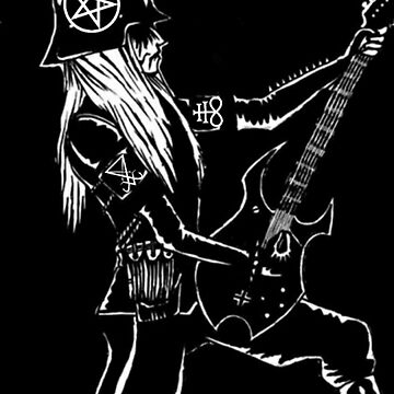 Artwork thumbnail, Black Metal Girl by Rogerrowe5