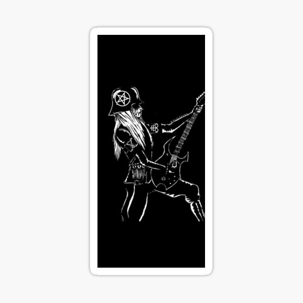 Item preview, Black Metal Girl designed and sold by Rogerrowe5.
