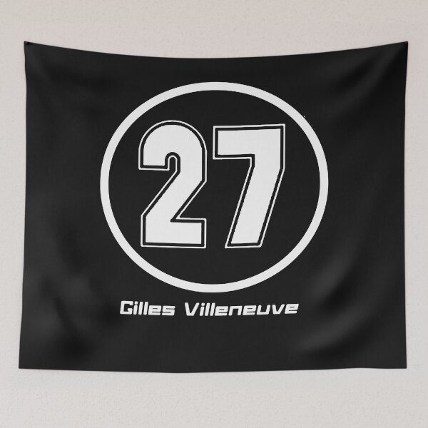 Item preview, Gilles Villeneuve 27 Essential T-Shirt designed and sold by LarryEdler.
