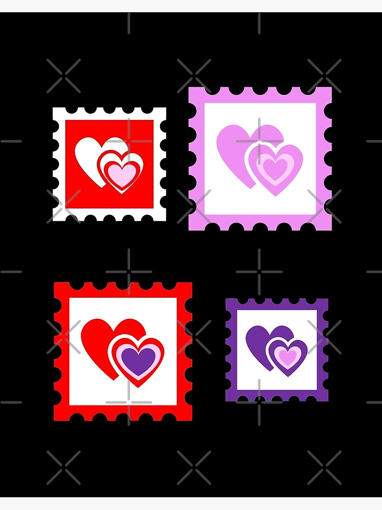 Heart Stamp' Sticker