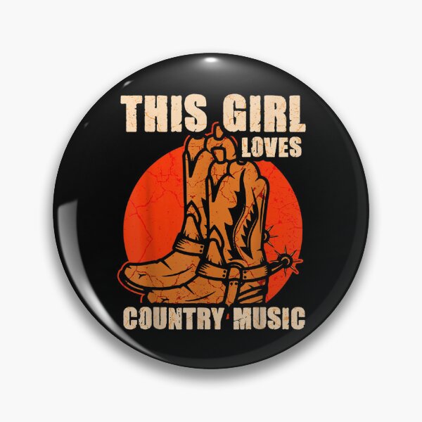Item preview, This Girl Loves Country Music Women  designed and sold by mchargue12.
