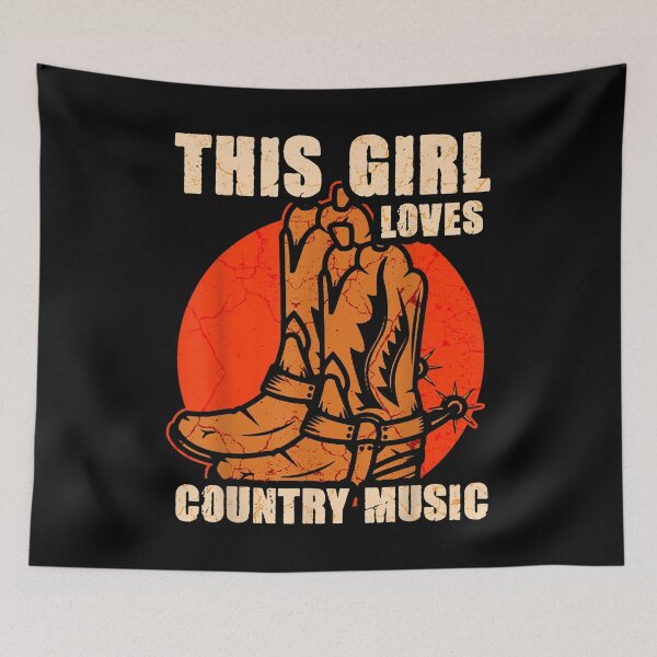 Item preview, This Girl Loves Country Music Women  designed and sold by mchargue12.