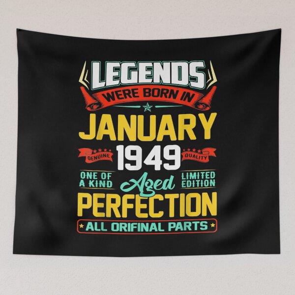 Item preview, January 1949 73th Birthday Gift 73 Year Old Men Women  designed and sold by mchargue12.