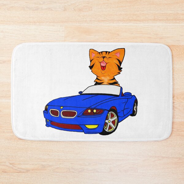 Item preview, Cat Driving A Car, Funny Cute Cat, Orange Cat. designed and sold by Maculele.