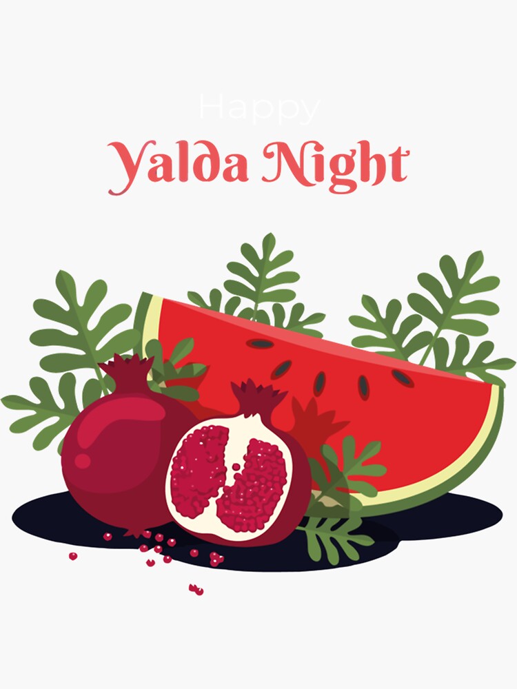 "Happy Yalda Night In Advance Gift " Sticker for Sale by KRWORLDDESIGNs