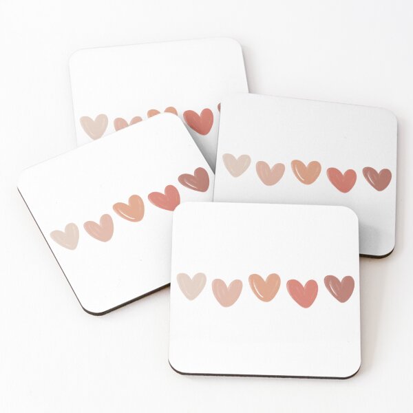 Item preview, Cream, Pink, Red Heart Line designed and sold by Miss Cassie Bee.
