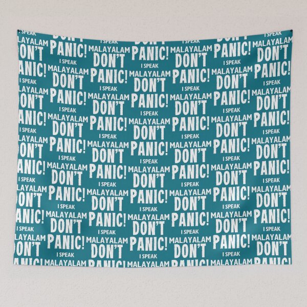 Item preview, Don_t Panic! I Speak Malayalam   designed and sold by UnicornPrints.