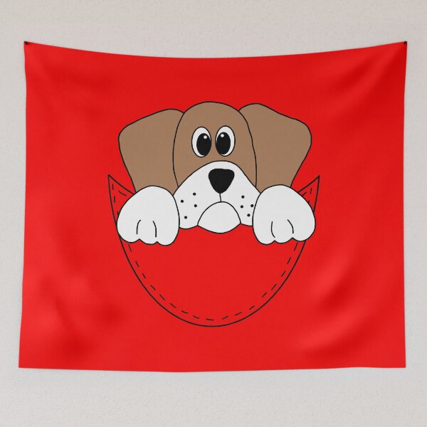 Item preview, Beagle Dog Pocket Cartoon  designed and sold by SouthernDesigns.