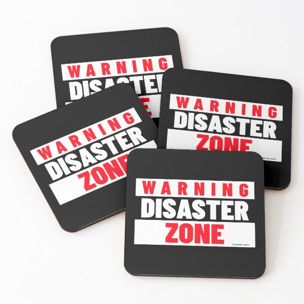 Item preview, WARNING DISASTER ZONE - Proceed With Caution designed and sold by Quirkdom.