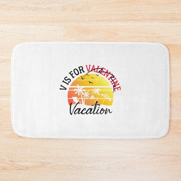 Item preview, V Is For vacation Funny Valentines Day vacation lover  Men Women  designed and sold by Lighten17.