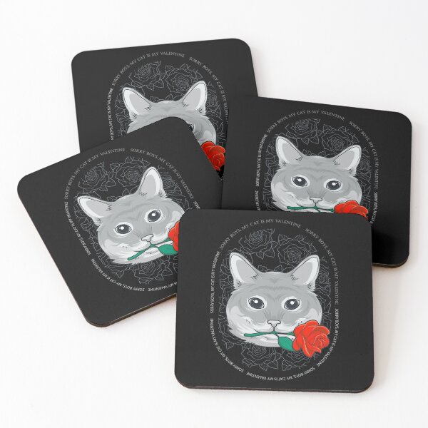 Item preview, Sorry Boys My Cat Is My Valentine - Cat Rose designed and sold by Allan Dolloso.