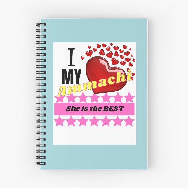 Item preview, I love my Ammachi - pink for light background Graphic  designed and sold by UnicornPrints.