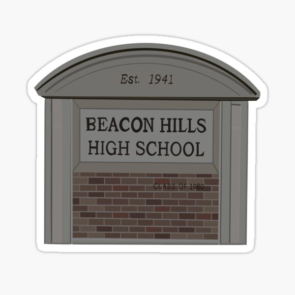 Beacon Hills High School Sticker Poster for Sale by The-Archer-Co