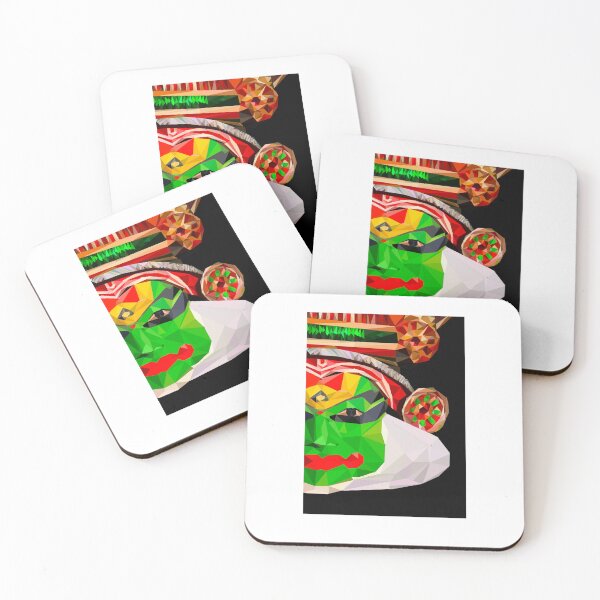 Item preview, Kathakali  Folk dance from Kerala, India Premium Scoop  designed and sold by UnicornPrints.