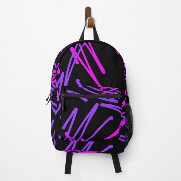 Item preview, Purple Pink Hand Drawn Zig Zag Square Abstract designed and sold by that5280lady.