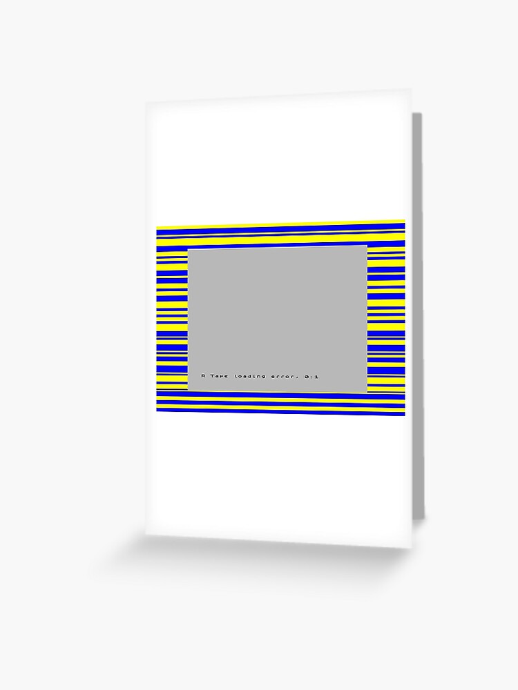 ZX Spectrum Loading Error | Greeting Card