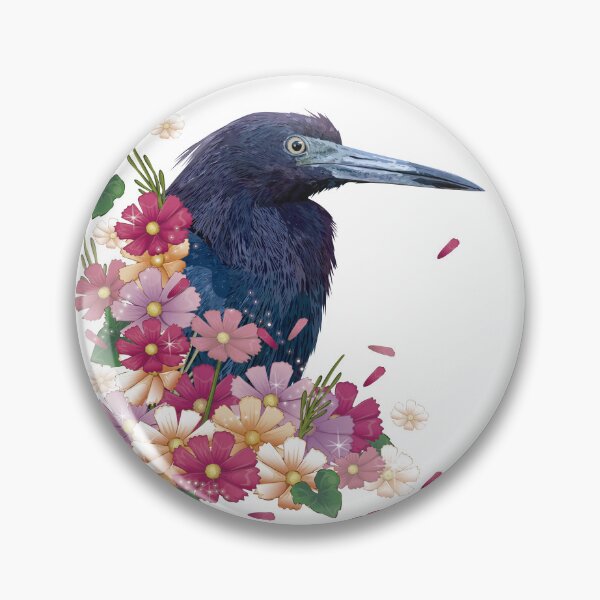 Item preview, blue egret designed and sold by obscurite.