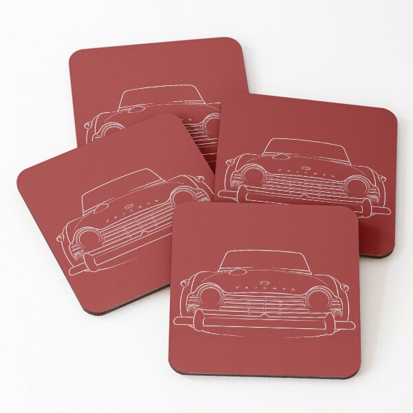 Item preview, Triumph TR4 - front stencil, white designed and sold by mal-photography.