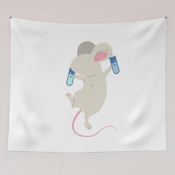 Item preview, Lab Rat with Test Tubes designed and sold by Mavy-liz.