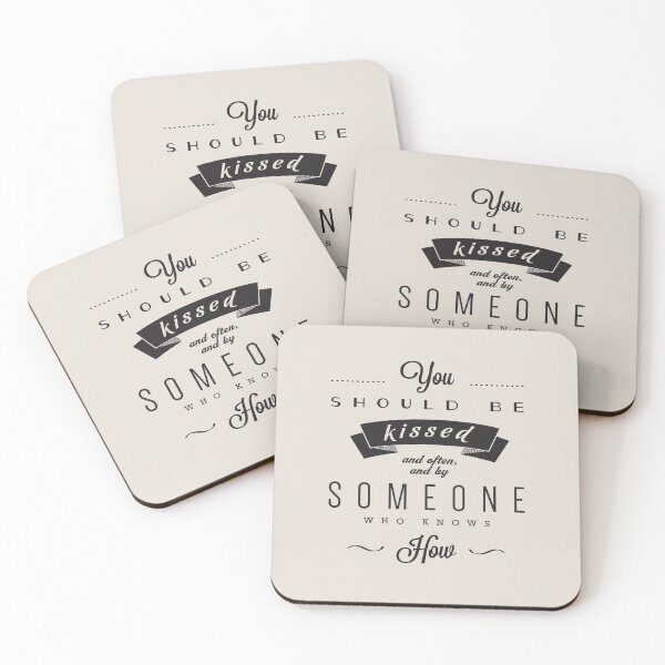 Item preview, You should be kissed ... Gone with the wind quote designed and sold by Latte Design.