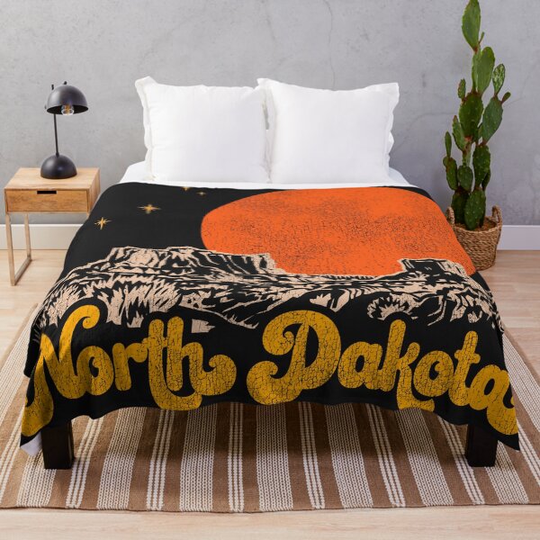 Item preview, Vintage State of North Dakota Mid Century Distressed Aesthetic designed and sold by ourkid.