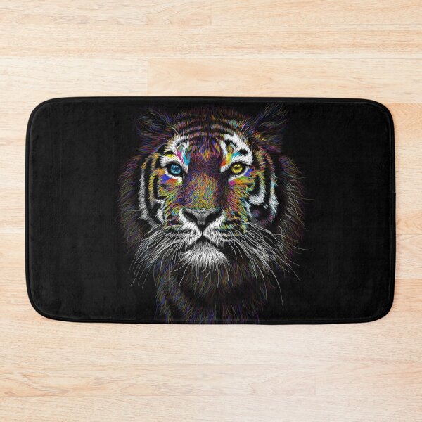 Item preview, Abstract neon colors tiger designed and sold by Bcolors.