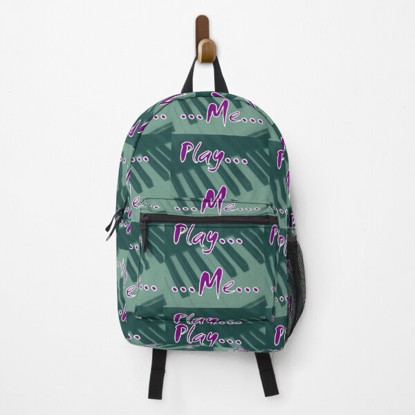 Item preview, Play Me - Diffused Piano Keyboard Image - Green Tint and Lavender Text designed and sold by ThisNThatImages.