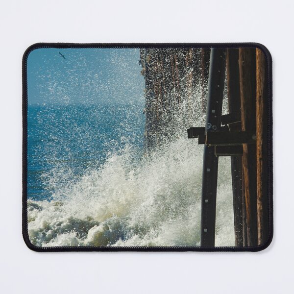 Item preview, Breathtaking Ocean Pier With Dramatic Crashing Surf Waves  designed and sold by DEC02.
