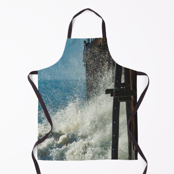 Item preview, Breathtaking Ocean Pier With Dramatic Crashing Surf Waves designed and sold by DEC02.
