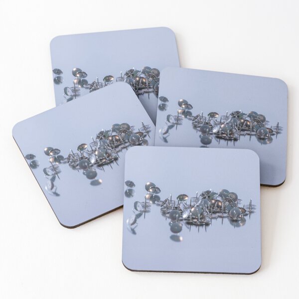 Item preview, Pandemonium Thumb Tacks Office Supplies Still Life designed and sold by nancyjcreates.