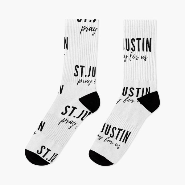 Item preview, St. Justin pray for us designed and sold by delborg.
