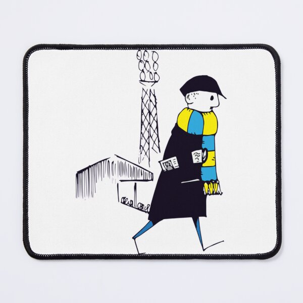Item preview, FCF Flat cap Fan - Blue and yellow      designed and sold by RUXART.