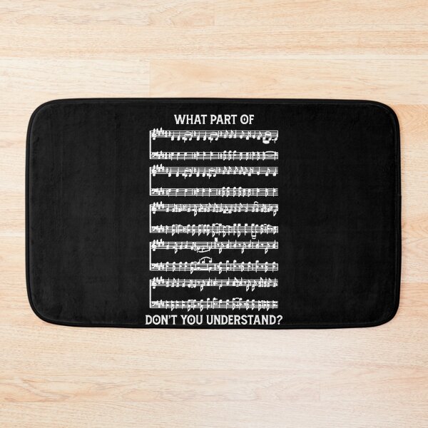 Item preview, What Part Of The Music Notes You Don't Understand Musician designed and sold by Dressed For  Duty.
