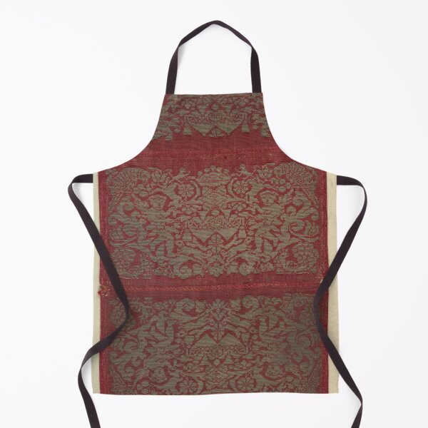 Item preview, Silver on Red Enlightenment Era Pattern designed and sold by CatbellyDesigns.