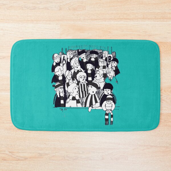 Item preview, FANS FOOTBALL FANS - BLACK AND WHITE TEAMS     designed and sold by RUXART.