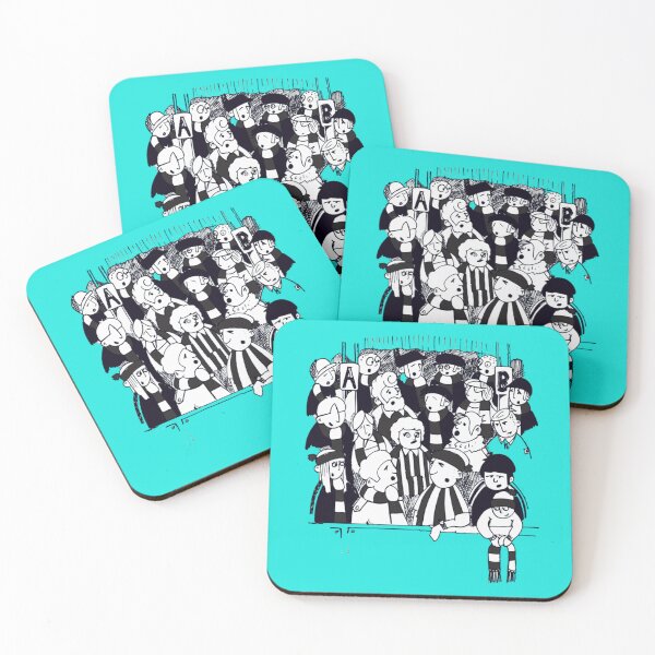 Item preview, FANS FOOTBALL FANS - BLACK AND WHITE TEAMS     designed and sold by RUXART.